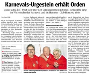 Willi Fladder Orden 17
